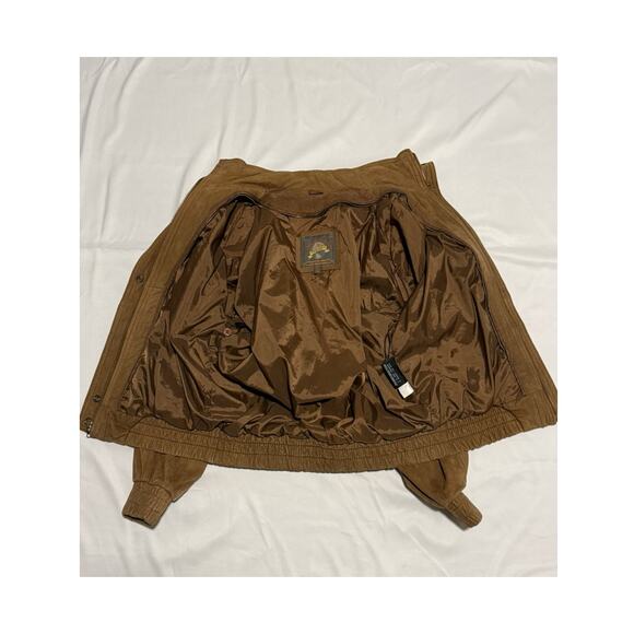 Wilson's Leather Adventure Bound Vintage 80s Bomber Jacket XS Brown Suede EUC - Picture 4 of 14